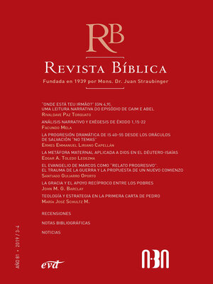 cover image of Revista Bíblica 2020/1-2--Año 82